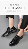 Chaussures habillées et décontractées en cuir véritable antidérapantes pour homme, collection printemps, style jeune et polyvalent