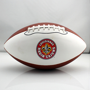Dimensione 3 6 9 piena stampa in pelle logo personalizzato palla da Football americano - Product Image 2