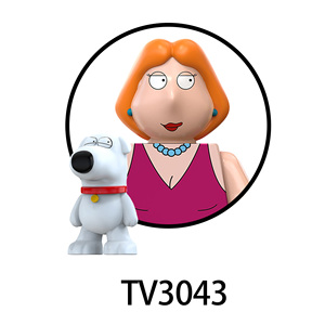 TV3043-TV3050 Personnages de la série animée comique <span class=keywords><strong>Famille</strong></span> Griffin Stewie Blocs de construction éducatifs <span class=keywords><strong>en</strong></span> plastique Mini jouets pour enfants - Product Image 2