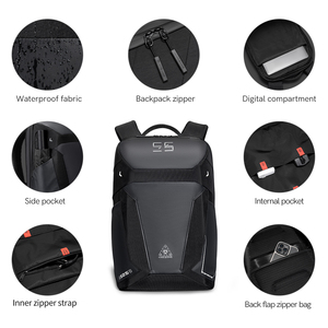 Sac à dos intelligent LED pour jeux vidéo, résistant à l'eau, pour <span class=keywords><strong>moto</strong></span> et activités de plein air, sac technique avec poche cachée - Product Image 2