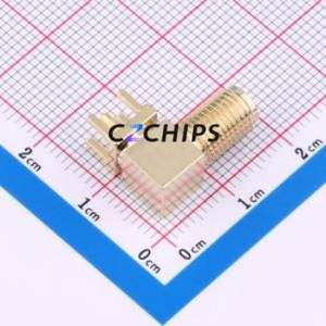 HJ-SMA114 RF Coaxial Connector Through hole Component (THT) Connector Board-to-Board Inner Hole 1 5.35mm - Product Image 2