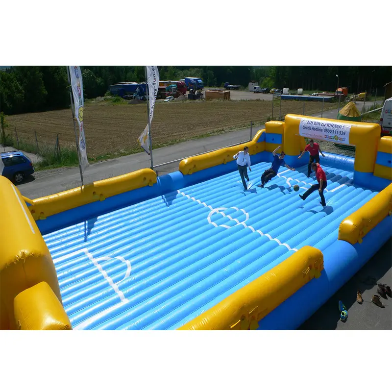 Sport Game equipment inflatable Soapy Football soccer field Arena/pitch/Stadium/court for sale