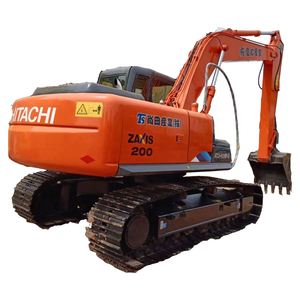 รถขุดมือสอง Hitachi ZX200 รถขุดไฮดรอลิกแบบตีนตะขาบ 20 ตัน เครื่องจักรกลหนักสำหรับงานดินในคลังสินค้า - Product Image 1