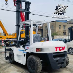 Chariot élévateur TCM FD70Z8 7 tonnes, chariot élévateur d'occasion, Japon, 6 tonnes, moteur Isuzu 6BG1, machine d'occasion, chariot élévateur à essence, 4500MM, 7000KG - Product Image 6