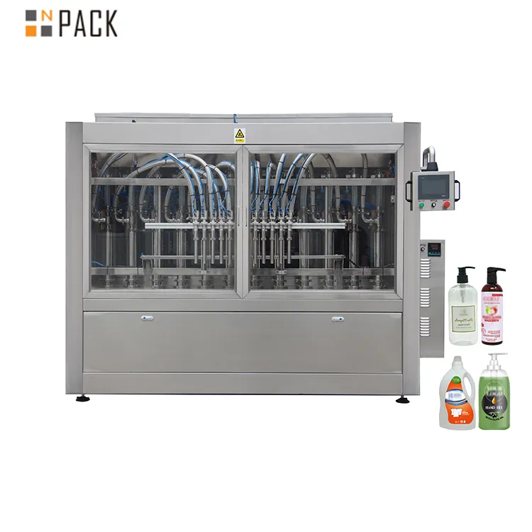 Máquina automática de llenado de botellas de jabón líquido, champú, Gel de ducha, detergente, estándar CE, 100ml-1l