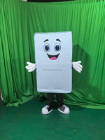 Costume de Mascotte Homme Matelas Bleu Personnalisé pour Adulte, Tenue de Mascotte en Peluche de Dessin Animé pour Publicité en Magasin de Meubles, Défilé et Promotion d'Événements
