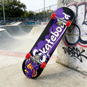 ZHOYA Nuevo Patinete de Cuatro Ruedas para Adultos, Niños, Adolescentes y Principiantes, Diseño de Dibujos Animados, Doble Plataforma, 80 cm - Product Image 3