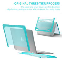 Housse de protection rigide antichoc pour ordinateur portable HP Envy x360 14 pouces 2024 AI 2-en-1 Slim