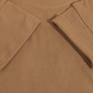 2023 Private Label Crianças Roupas Verão Tripulação Pescoço Bambu Waffle Material Crianças Vestuário Set - Product Image 4