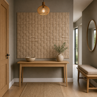 Panneaux muraux acoustiques en feutre polyester 3D insonorisants et absorbants le son, décoratifs pour la maison et le bureau