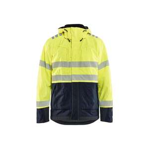 BLAKLADER - 408815323389XS Multinorm Shell Chaqueta de alta visibilidad Amarillo/Azul marino-EAN 7330509783887 ROPA DE TRABAJO RESISTENTE A LLAMAS - Product Image 1