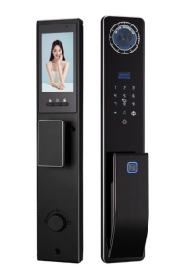 Serrure de porte intelligente biométrique 3D avec reconnaissance faciale, étanche, Wi-Fi, stockage cloud, pour portes extérieures en aluminium et en bois, modèle 2025 - Product Image 2