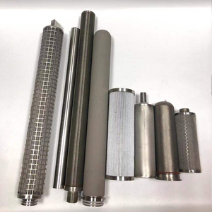 1 מיקרון אבקת טיטניום sintered מסנן מחסנית אלמנט מחסנית 20 אינץ 'סינון מים מסנן תעשייתי - Product Image 2