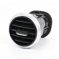 Nouveau Grille d'Aération de Climatisation Droite Jinzun Chrome et Noir 8P0820901C pour Audi A3 S3 2006-2012 avec Garantie de 12 Mois