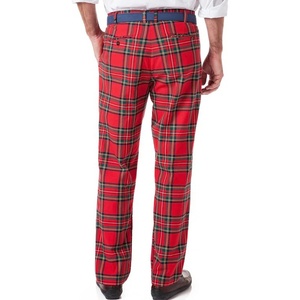 OEM Wholesale Hot Usa Casual <strong>Checked</strong> Men Pants Mens Christmas Pant Twill Royal Stewart Tartan Plaid Pants - Product Image 5