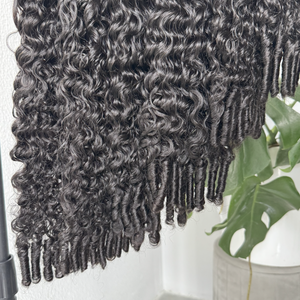 Vente en gros de paquets de cheveux humains bouclés bruts eurasiens Extensions de tressage alignées sur des cuticules vierges non transformées - Product Image 5