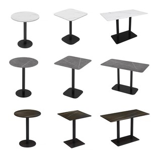 Table pour Restaurant Café pour Fast Food Snack Bar Extérieur Intérieur Petit Espace Solution Restaurant Meubles Combinaison - Product Image 4