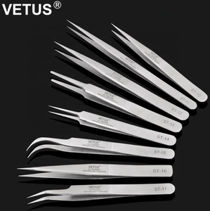 Top qualité Vetus pincettes droites et courbes ST-11-17 D'origine <span class=keywords><strong>Suisse</strong></span> De Qualité pour le salon professionnel extension de cils - Product Image 2