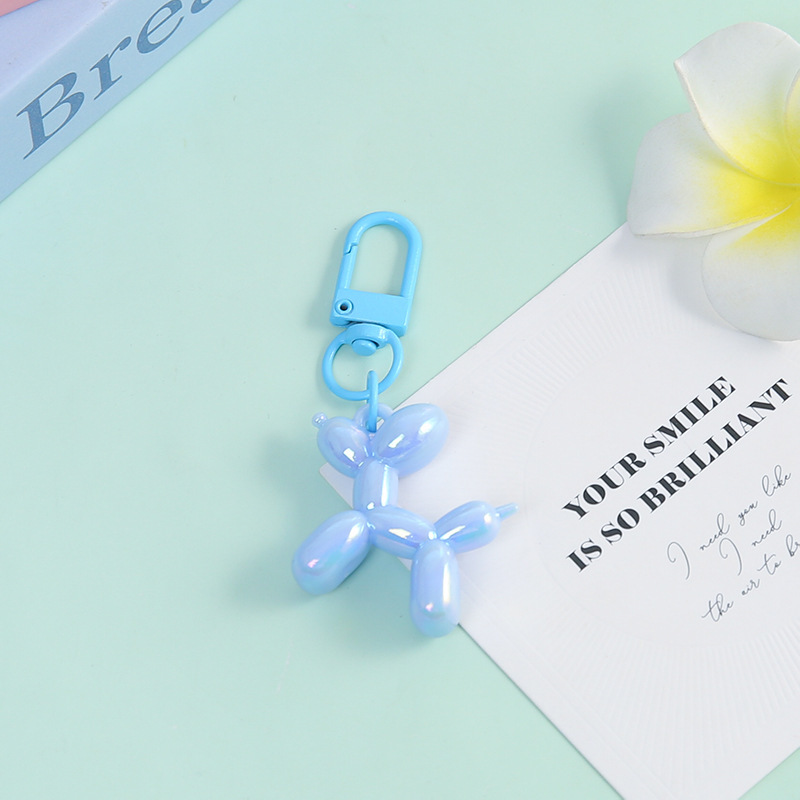 [Blue] Small Laser Balloon Dog + Door Buckle