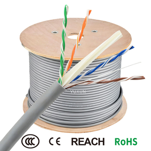 <span class=keywords><strong>Câble</strong></span> Réseau LAN Extérieur Intérieur Haute Vitesse Blindé CAT 6 FTP RJ45 avec Alimentation - Product Image 1