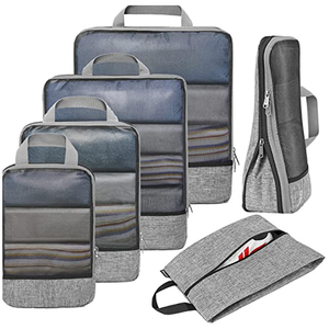 थोक यात्रा 6-इन-1 स्टोरेज बैग-संपीड्य सूटकेस स्टोरेज बैग-कपड़े और जूते आयोजक संपीड़न बैग - Product Image 2