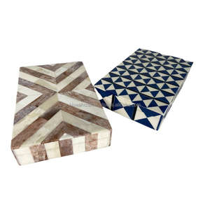 Accesorios de joyería de moda Joyero con incrustaciones de hueso hecho a mano con logotipo personalizado y embalaje disponible - Product Image 3