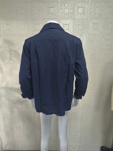 Chemises amples surdimensionnées pour hommes, collection 2026, col rabattu avec poche, décontractées, pour le bureau, vente en gros - Product Image 2