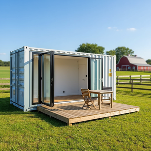 <span class=keywords><strong>Maison</strong></span> modulaire économique en conteneurs |   Bâtiment de bureaux en panneaux sandwich respirants |   Hôtel moderne empilable prêt à l'emploi - Product Image 1