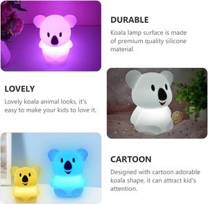 Mới Sáng Tạo Dễ Thương Ánh Sáng Ban Đêm Silicone Mềm Ấm Áp Chiếu Sáng Bé Phòng Bảng USB Có Thể Sạc Lại Nhỏ Ban Đêm Đèn Cho Trẻ Em - Product Image 4