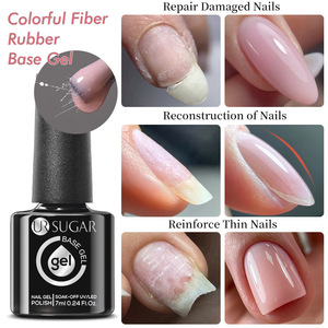Base Coat Réparatrice et Fortifiante pour Ongles en Fibre, Colle Réparatrice pour Ongles Abîmés, Remplissage des Ongles Cassés, Surface Plastique Durable - Product Image 2