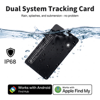 Localizador de Llaves Global de Precisión del Tamaño de una Tarjeta de Crédito, Compatible con Apple Find My y Google Find My, Localización Global Precisa para Viajes en Barco