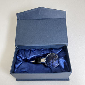 Tapón de botella de vino de lujo de cristal de bola de araña transparente - Product Image 4