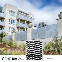 Panneau en aluminium sculpté perforé au design moderne personnalisé avec revêtement en PVDF artistique pour l'extérieur pour centre commercial et villa mur rideau