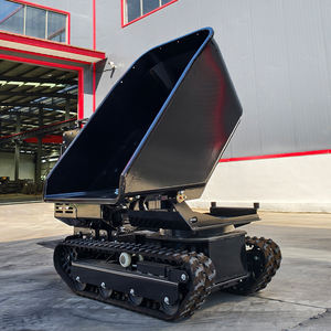 Kostenlose Lieferung Mini Crawler Dumper 1200kg mit Hydraulik system Dieselmotor Kompakt lader zum Verkauf - Product Image 1