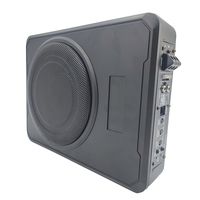 Subwoofer de voiture de 8 pouces, audio actif ultra-plat sous le siège, 120W RMS, 12V, alliage d'aluminium, nouveau design, fabrication directe d'usine, fabricant OEM
