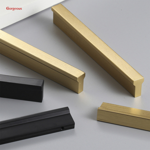 Handles Kitchen <strong>Pull</strong> Out <strong>Drawer</strong> Cabinet <strong>Pulls</strong> Furniture Door Handle Cupboard <strong>Drawer</strong> Knobs <strong>Pulls</strong> Aluminum Knob T Handle Gold - Product Image 1