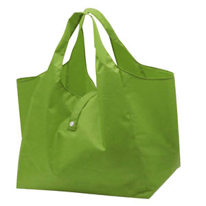 Sacs de courses réutilisables pliables en polyester 210D personnalisables de qualité avec poche pour logo, pour les voyages et les activités de plein air - Product Image 4