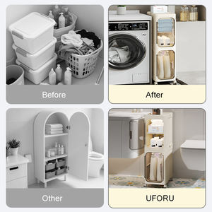 UFORU US-Lager Faltbare Transparente Kunststoff-Organizer-<span class=keywords><strong>Box</strong></span> Aufbewahrungsschrank Hersteller Großhandelspreis Klappbare Aufbewahrung - Product Image 4