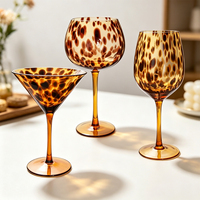 Verre à vin à long pied en cristal sans plomb, taillé en diamant, coloré et peint à la main, de luxe, pour ensemble de coupes, gris fumé, pour mariage