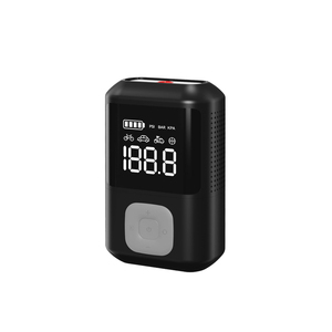 משאבת אוויר מיני אלחוטית <span class=keywords><strong>12V</strong></span> עם מד לחץ דיגיטלי 150psi לניפוח צמיגי רכב ואופנוע - Product Image 1