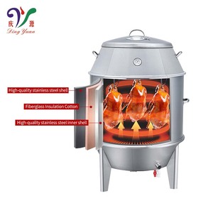 Horno tostador de pato chino Gril de carbón de acero inoxidable para acampar al aire libre - Product Image 5