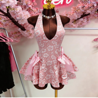 Robes à fleurs dos nu pour femmes, collection été 2026, soldes exceptionnelles