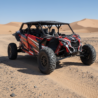 SSV tout-terrain professionnel 1500cc à essence pour 4x4, 4 places, freins à disque, double blocage de différentiel, 150 CV, capacité de franchissement de pentes raides