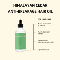 Minyak Perawatan Rambut Cedar Himalaya Murni, Aromaterapi Menutrisi untuk Rambut Kering dan Rusak, Kemasan Besar 30ml