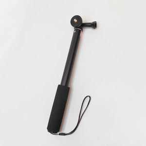 Bâton de selfie télescopique en alliage d'aluminium 72 cm 124 g pliable pour téléphone portable et caméra GoPro - Product Image 4