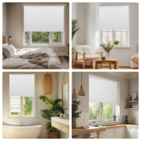 Sin taladro, sin herramientas, persianas celulares, persianas opacas de nido de abeja fáciles de instalar para ventanas interiores, Mini persianas extraíbles