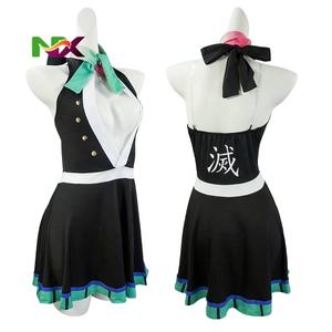 Traje de Baño de <span class=keywords><strong>Cosplay</strong></span> de Agatsuma Zenitsu, <span class=keywords><strong>Kamado</strong></span> <span class=keywords><strong>Nezuko</strong></span>, Kanroji Mitsuri y Shinobu para Mujer y Niña, Gran Venta - Product Image 5