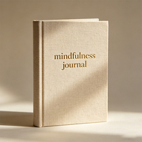 Diario Personalizado de Mindfulness y Autocuidado, Diario de Gratitud y Manifestación, Reflexión Espiritual, Agenda Diaria de Lino