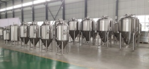 100L pequeno cônico comercial de aço inoxidável cerveja fermentação tanque com isolamento e glicol jaquetas micro cervejaria equipamentos - Product Image 2