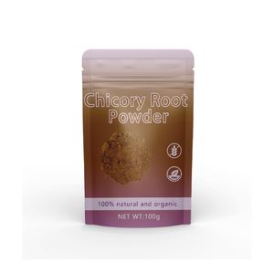 Oem/ODM nhãn hiệu riêng Hữu Cơ rau diếp xoăn rễ chiết xuất cấp thực phẩm 100 gam ngay lập tức rau diếp xoăn cà phê gốc bột có sẵn chai trống - Product Image 1